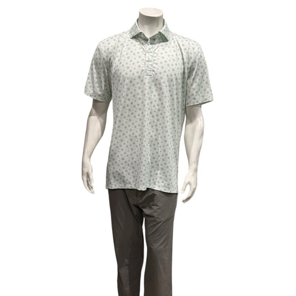 G/FORE | Shirts | Gfore Mens Green Skull Print Polo Shirt | Poshmark